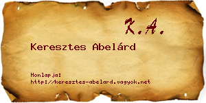 Keresztes Abelárd névjegykártya